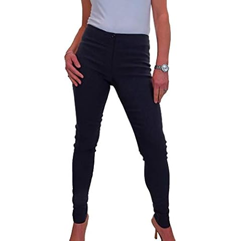 ICE (1172) Skinny Trousers Office School Day Navy Size 6 UK Cover
