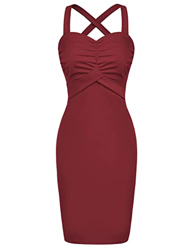 GRACE KARIN Damen 1950er Vintage Cocktailkleid Rockabilly Hohe Taille Sling...