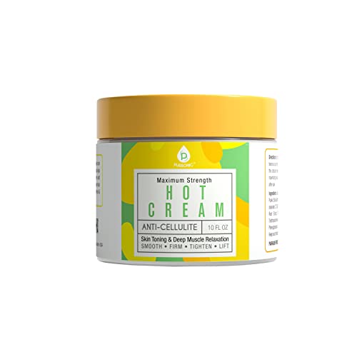 Pursonic Anti Cellulite Cream & Muscle Relaxation Hot Cream - Reduce Varicose Veins, Firm, Tighten &