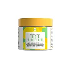 Pursonic Anti Cellulite Cream & Muscle Relaxation Hot Cream - Reduce Varicose Veins, Firm, Tighten & Improve Skin Texture - Hydrate with All-Natural Ingredients for Legs, Arms, Tummy, Butt & Thighs