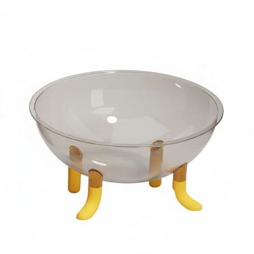 Nid de sommeil pour chat capsule transparente jaune surélevée - 2