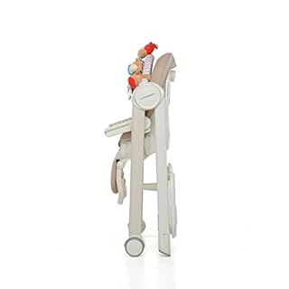Foppapedretti Seggiolone Sdraietta Misterchef, bambini da 0 a 3 anni (fino a 15 Kg), Seduta/Poggiapiedi/Schienale Regolabili, Cesto Porta Oggetti, Stabile, con Imbottitura Lavabile, Augh