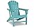 Signature Design by Ashley Sundown Treasure Outdoor Patio HDPE Weather Resistant Adirondack Chair, Blue