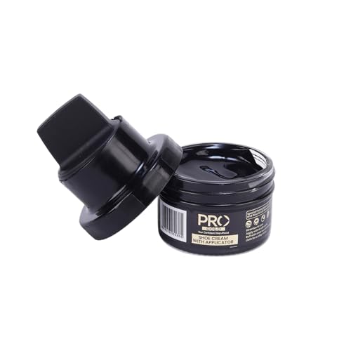 PRO SHOE CREAM WITH APPLICATOR I SHOE POLISH I LEATHER SHOE POLISH WITH APPLICATOR I 50 ML