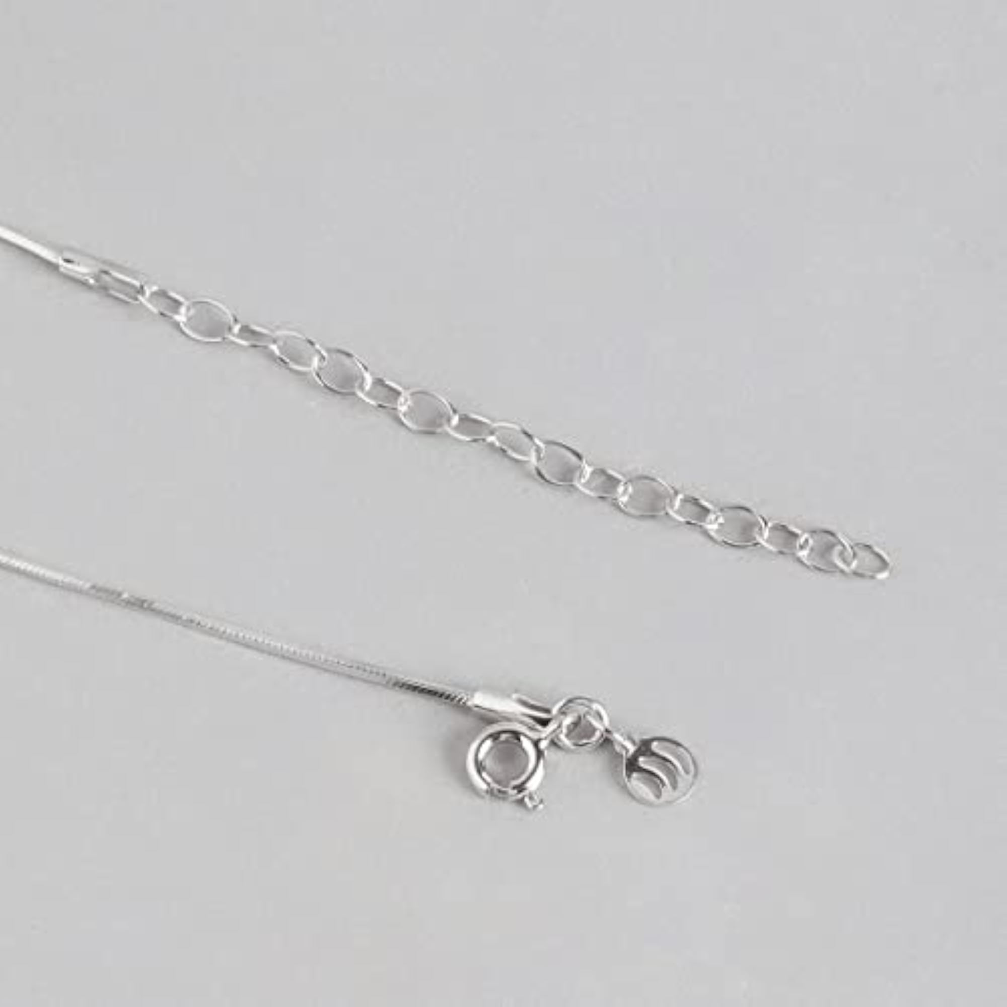 925 Sterling Sleek Rhodium Chain for Women