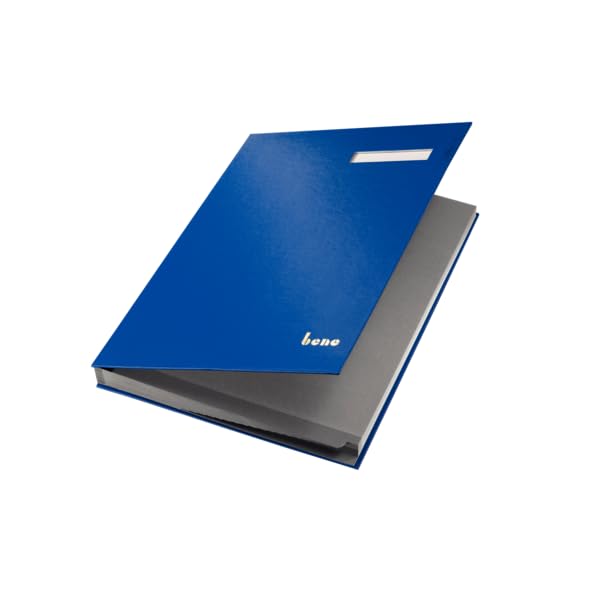 Carnet autographe A4 Bleu Bene 76400 grand format couverture rigide