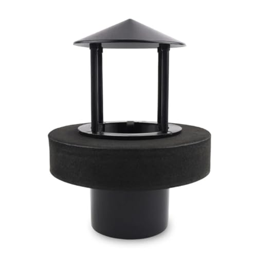 Tuesoa Dispensador de Niebla Flotante, Generadores de Humidificador UltrasóNico, Nebulizador, Fuente de Agua, Generador de Niebla para Mini Estanque de Piscina (Negro)