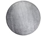 100% viscose SITAP Tapis Tapis Moon Gris diamètre 170cm