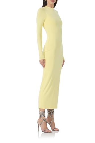 Women's Juniper Mock Neck Long Sleeve Midi Bodycon Dress3