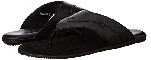 Image of Red Chief Men's Black Hawaii Thong Sandals-7 UK /India (41 EU)(RCOF8005 001)