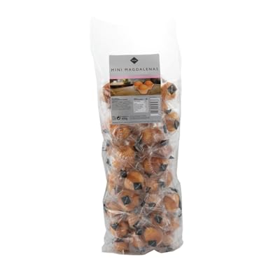 Magdalenas, Bizcochos, Valencianas, Sobaos, Mini Magdalenas Surtidas, Perfecto Para Tus Desayunos o Meriendas (Mini magdalenas 600g)