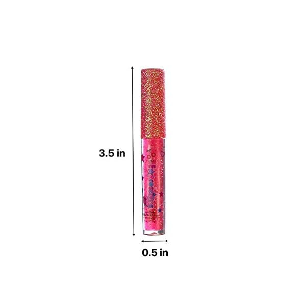 Expressions 7pc Fruity Flavored Lip Gloss Set - Lip Gloss in Assorted Fruity Flavors, Non Toxic Makeup for Kids & Teens