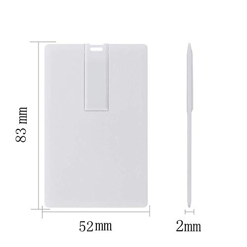 Aneew 32Gb Pendrive White Credit Bank Card Usb Flash Drive Memory Stick U Disk Gift #TOP3