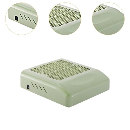 Ysyqkn Nail Vacuum Dust Collector Nail Dust Collector Manicure Tool Electric Strong Power Electric Nail Fan Nail Fan Dust Collector