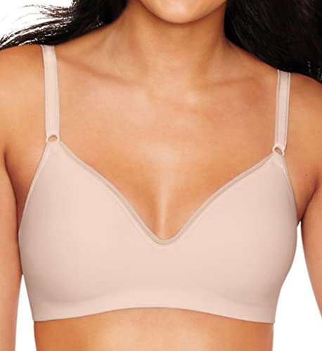 Hanes Women's Ultimate Smooth Inside and Out Foam Wirefree, Soft Taupe, Medium