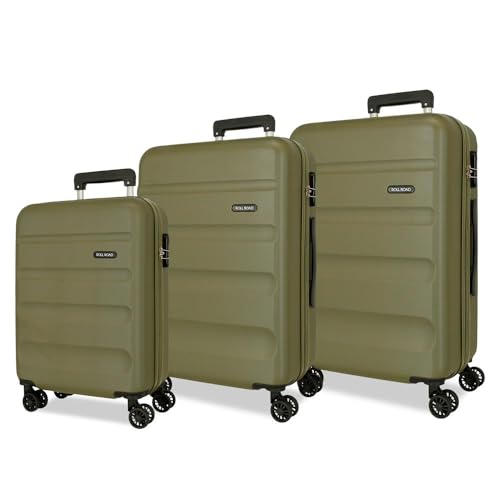 Plain Suitcase Set, Green, Einheitsgröße