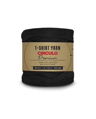Fio de Malha Premium Circulo- Cores Básicas (8990-Preto)