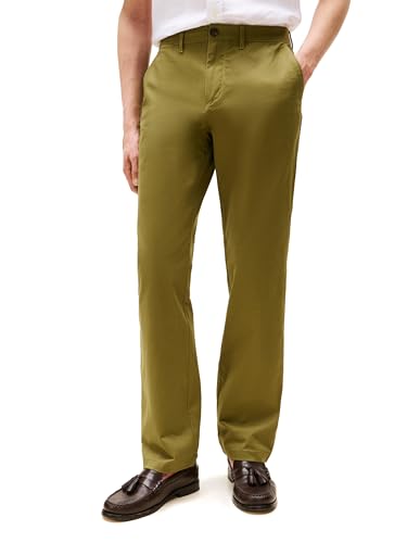 Image of Tommy Hilfiger Men's Stretch Cotton Chino Pants in Custom Fit