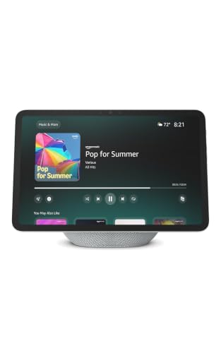 Amazon Adjustable Stand, Designed for Amazon Echo Show 8 & 11 (2025 releases, sold separately), Glacier White - image 2