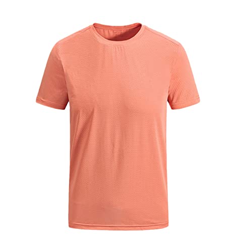 T-shirt d'été pour homme grand format 4XL orange hip-hop