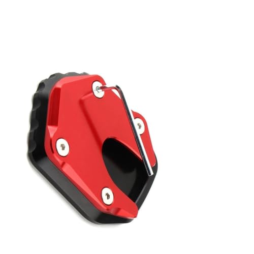 Agrandisseur béquille Forza 750 support de pied antidérapant en alu rouge