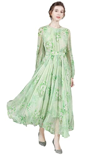 Robe d'été bohème à manches courtes fluide femme mousseline GN