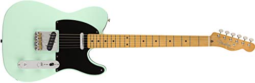 Fender Vintera ’50s Telecaster Modified Touche en érable Vert surf - Les Beatles, Paul McCartney, John Lennon, RIngo Starr, George Harrison Fender Vintera '50s Telecaster Modified Touche en érable Vert surf