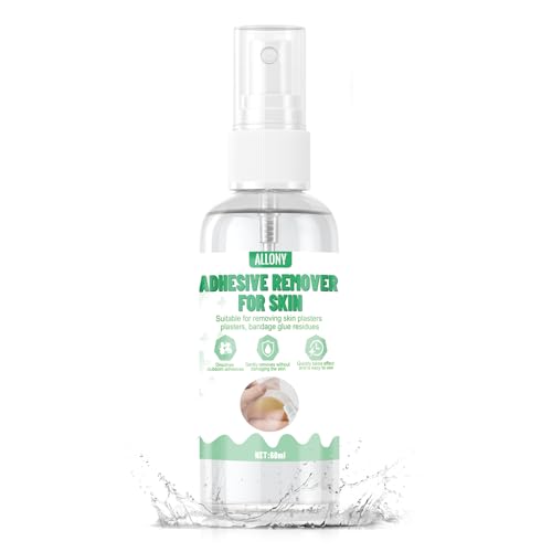 Allony Yeso Disolvente Pegamento, Vendaje Quita Pegamento Adecuado para Eliminar Pegamento Pegajoso Como Yeso, Vendas, Gasas, 60ml
