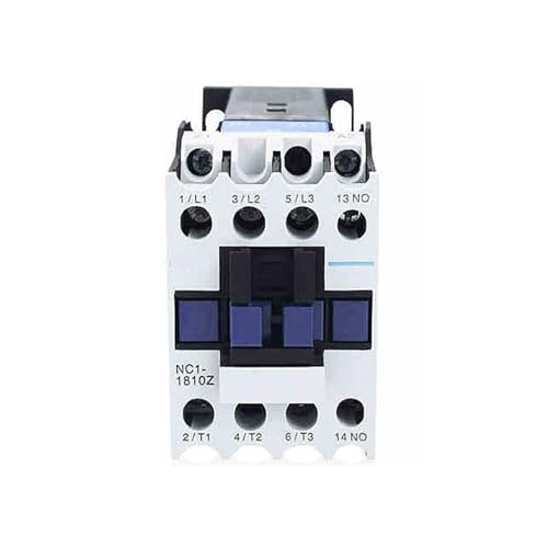 Contactor eléctrico de CA NC1-1810Z 220V con contacto auxiliar NA integrado para cuadros de maniobra