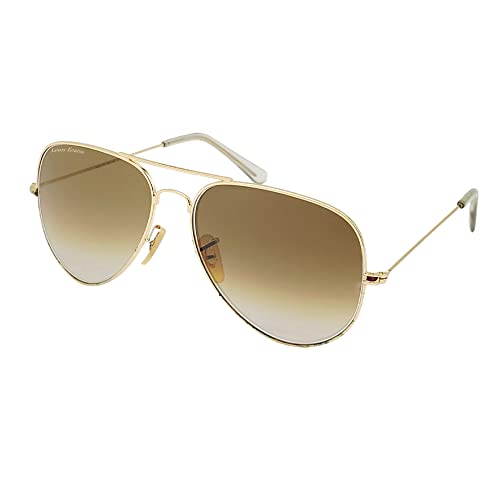Image of Louis Kouros Armstoner Aviator Classic Trendy 3026 sunglasses | Mirror Lens | 400 UV Protected | For Men's Women's | Medium | 62mm Lens Width