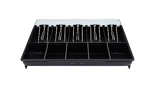 SAM4s 16" POS Cash Drawer, Black, Key Control, Metal, Portable