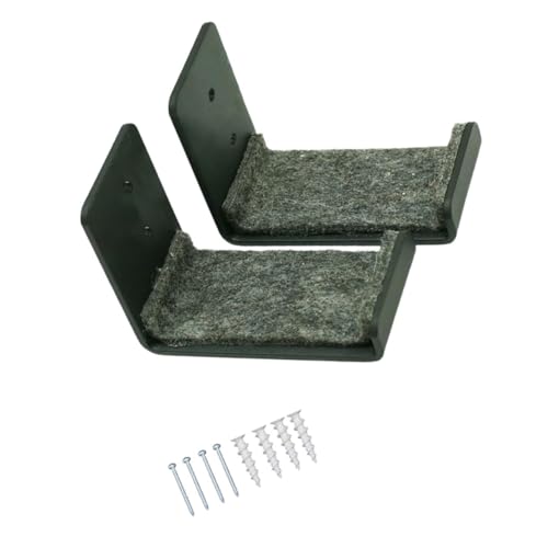 Toddmomy 2Pcs Wall Mounted Snowboard Rack Durable Snowboard Holder for Space Saving Storage Display Garages Homes and Ski Resorts Stylish Design for Easy Organization