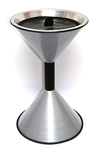 Aschenbecher Kegel SZ 70x40 cm silber Marke Szagato Made in Germany...