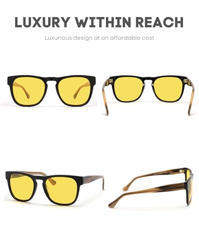 Acetate Polarized Sunglasses Hand-Crafted Frame UV Protection Classic Retro Sun Glasses Driving Fishing Shades for Men2