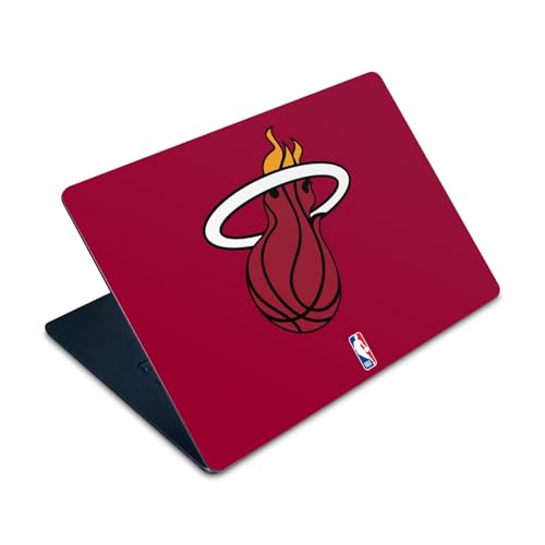 Protège coque MacBook Air 15 M2 2023 anti rayure autocollant rouge Miami Heat