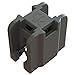 FTH-31-01, Edge Mount Cable Tie Holder: .190 in Max Tie Width, Black, Nylon (50 Items)