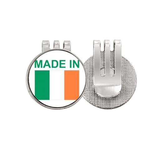 Marqueur de balle de golf premium émail magnétique design Irlande