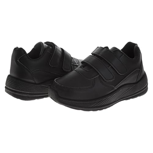 Image of French Toast Boys Shoes - Kids Oxford School Uniform Loafer Church Dress Shoes Slip-On Faux-Leather (Toddler-Big Kid) (Black)