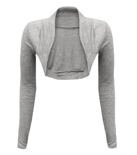 Bolero Cexi Couture gris para cubrir brazos con vestidos de tirantes