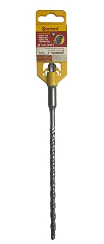 Starrett SDS Plus. Drill Bit - 7X210MM KBPS07C Carbide Tip 2 Point Flute Hammer Drill Bit - For Concrete Masonry Stone Bricks - Image 2