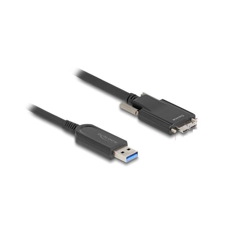 DeLOCK 83211 USB Kabel USB 3.2 Gen 2 (3.1 Gen 2) 5 m USB A Micro-USB B Schwarz
