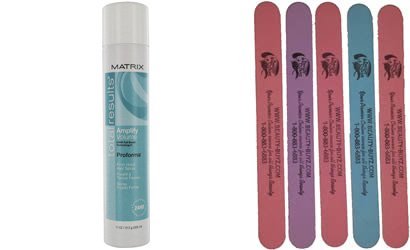 Total Results Amplify Proforma Firm Hold Hair Spray Plus Bonus 5 Emery Boards