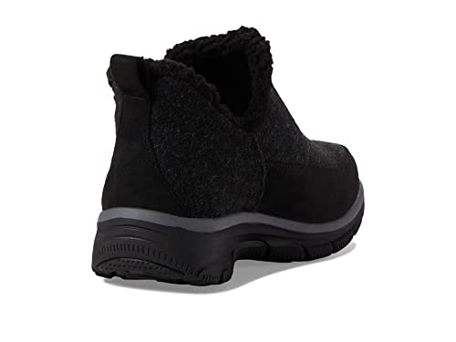 Skechers Easy Going - Winter Kiss Black/Black 8.5 B (M) #TOP4