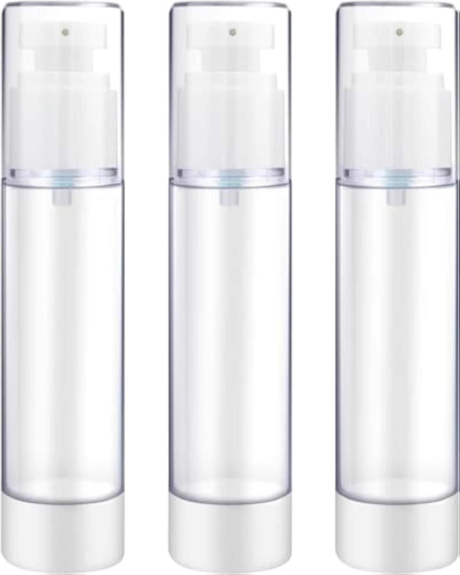 50ML Airless Lotion Pump Bottle, Transparent