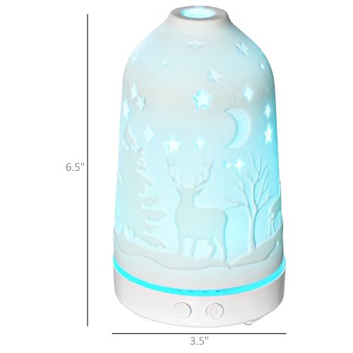 Difusor de Aroma y Humidificador 2 en 1 100ml LED miniatura 3