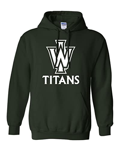 CreateMyTee | Illinois Wesleyan Titans Hooded Sweatshirt