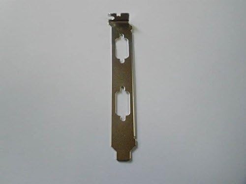 50pcs,Dual DB9 Com Serial Port Full Profile Bracket for PCI/PCI-E