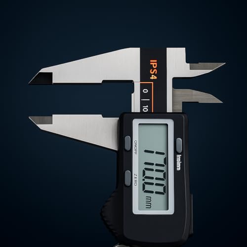Image of Digital Vernier Caliper 150mm /6 Inch, Stainless Steel Electronic Caliper with LCD Display, 0.01mm Accuracy, Inch /MM Conversion, Precision Measuring Tool for DIY, Woodworking & Engineering