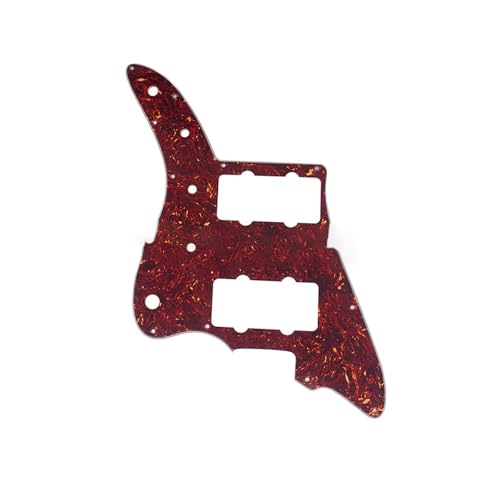 Plaque de protection guitare électrique double pickguard noir - 3