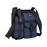 Bolso De Hombro Para Hombre,Tela Oxford Ajustable Multi Bolsillo | Bolso De Hombro De Viaje Multi Bolsillo Para Hombres,Para Viaje Senderismo Al Aire Libre Camping Caza Ciclismo Equitación Pendolaris
